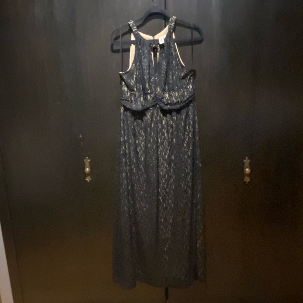 Soho Apparel Black Lace Maxi Dress